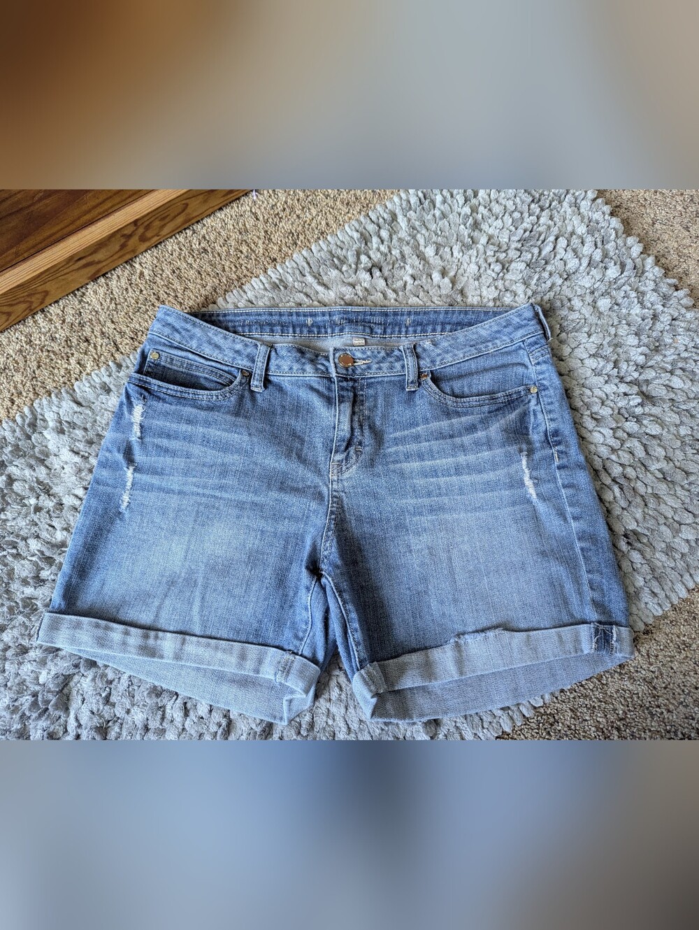 Classic Light Blue Denim Women’s Shorts